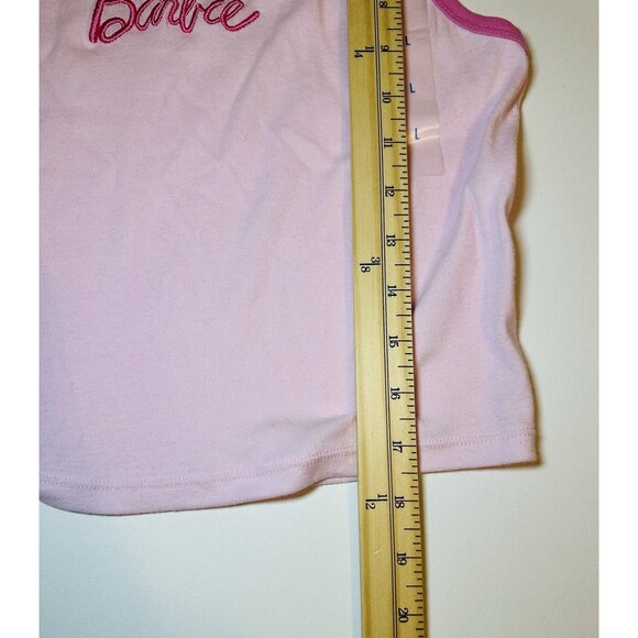 Mattel Barbie™Graphic Crop Top Pink Tank Top Shirt Women's LARGE NWT - Picture 7 of 8